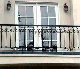 Wrought Iron Balcony Railings
