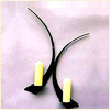 Wrought Iron Candle Wall Sconce