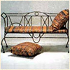 Wrought Iron Sofa Table