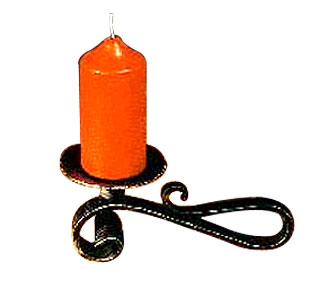 Iron Metal Candle Holder