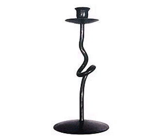 Wrought Iron Standing Candle Holder